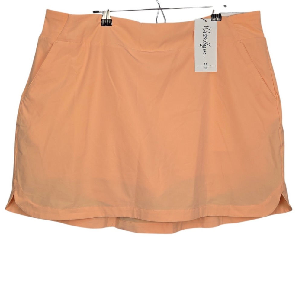 Walter Hagen Skort Womens XXL Orange‎ Peach 16"L 5" Inseam Light Golf Tennis NWT